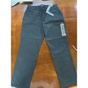 Lee Pants Straight Leg Relaxed Fit Black Pants Mid Rise 14W Petite